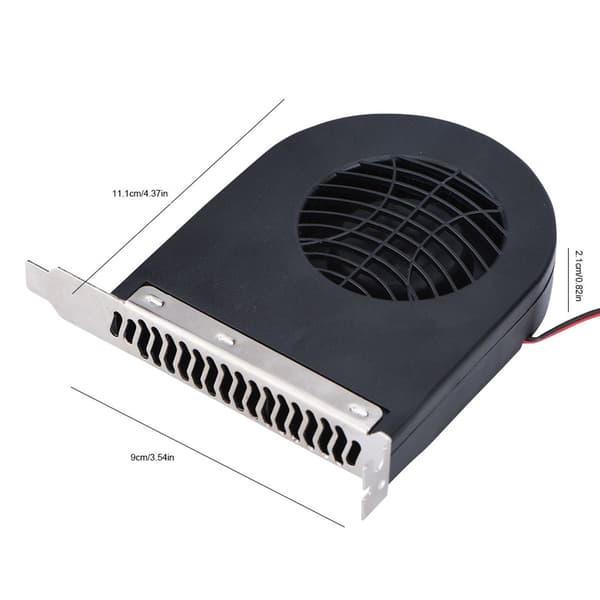 Mini System PCI Slot Blower CPU Case DC Køleventilator Nye Køleventilatorer PCI Til Computer