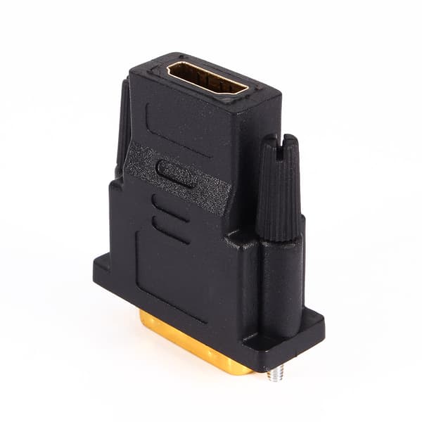 DVI 24+1 Han til HDMI Hun PC Kabel Adapter Konverter til Digital HDTV LCD