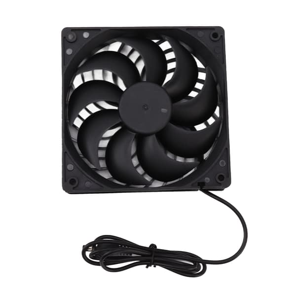 12W 12V Solpanel Driven Fläkt Effektiv Energiomvandling Solpanel Dubbelfläkt Kit