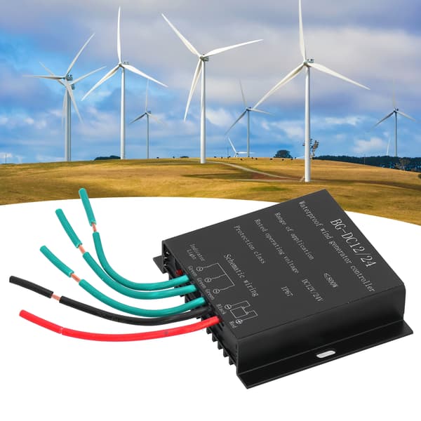 12V/24V 800W Vindladeregulator FO8 til Turbingenerator, Sort