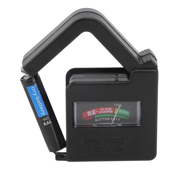Batterikapacitetstester Højpræcision Digitalt Display Bærbar Batterikontrol til AA AAA D C 9V 1.5V Batteri