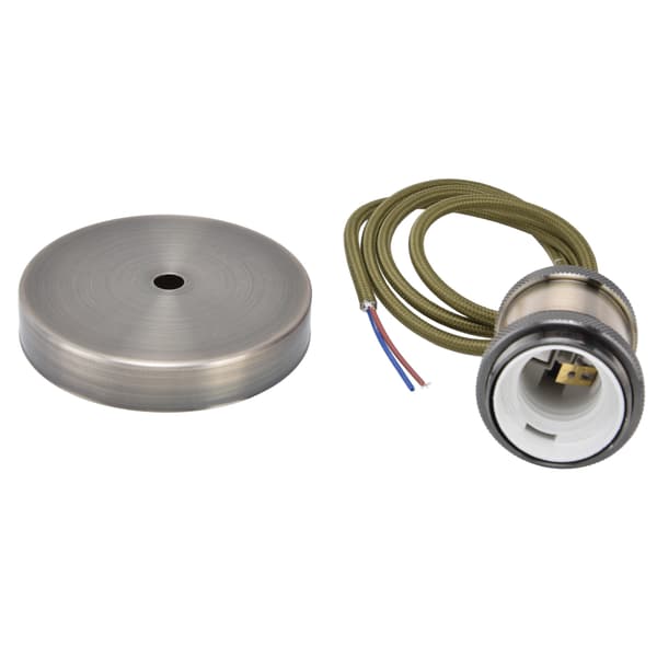 Retro E27 Glödlampssockel med Tråd Hängande Lampa för Sovrum 100-240V