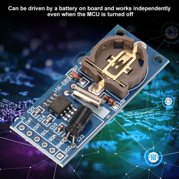 PCF8563T I2C RTC Realtidsklockamodul för Arduino RPi 5V
