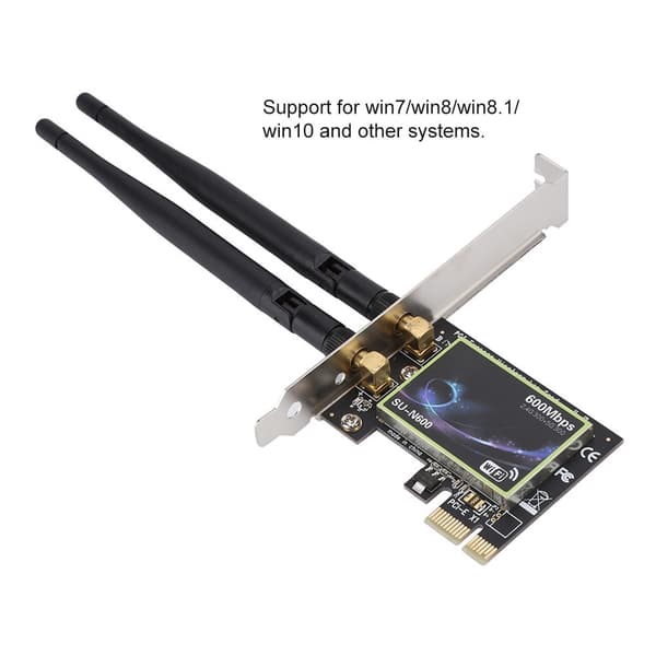 SU N600 PCI-E Desktop Computer Højhastigheds Trådløst Netværkskort til Windows