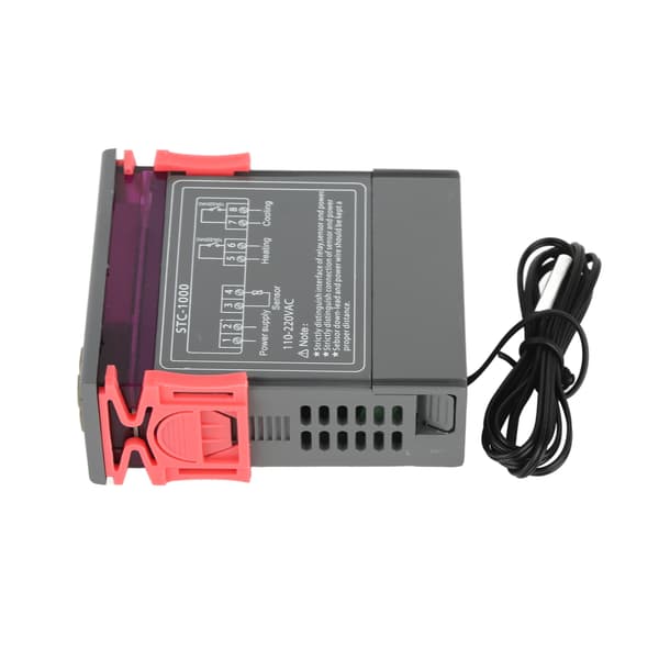 110-220V Digital termostat med temperatursensor Elektrisk temperaturregulator