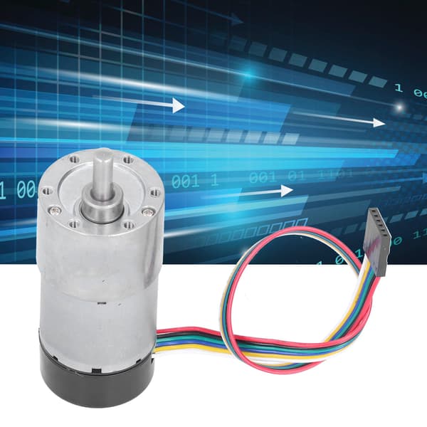 JGB37-3530 DC12V Encoder Metallväxelmotor Hastighetsreduktion Hög Vridmoment Encoder Växelmotor 30RPM