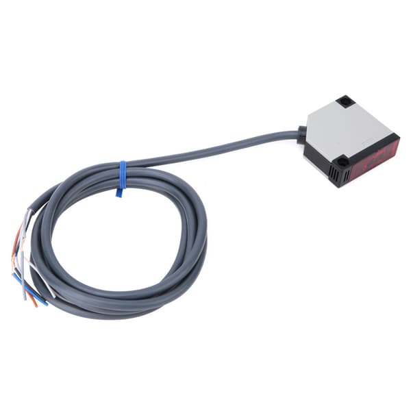 E3Jk DS30M1 IP65 Diffus Fotoelektrisk Sensor, 300 mm Rækkevidde, 12-24V DC, NPN