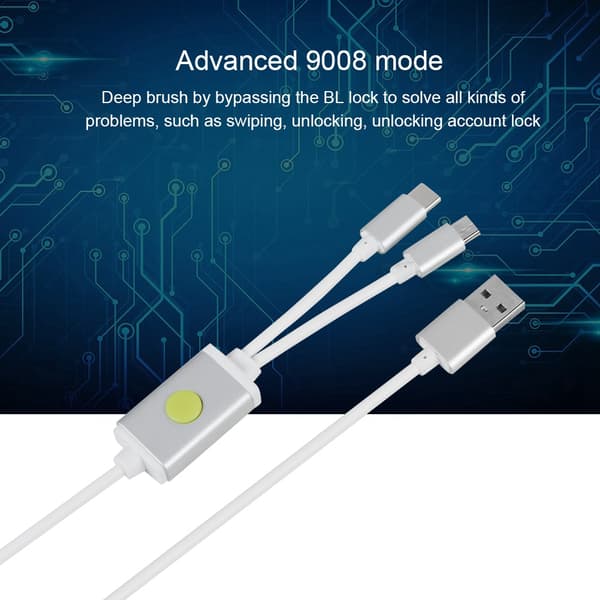 Deep Flash-kabel Åben Port 9008-tilstand til BL-låse Engineering til Xiaomi-telefon