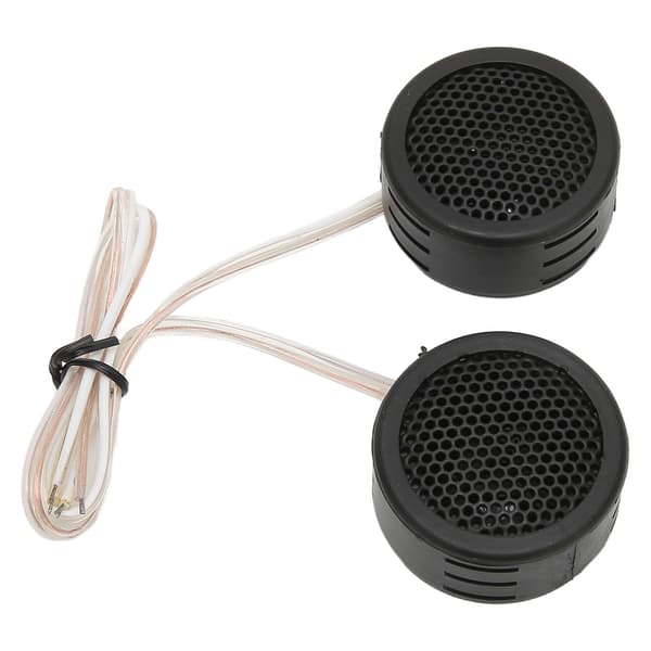 2 stk. bil-diskanthøjttalere 97dB 500W Dome Indvendig Stereo Audio Højttaler med Base til Lydsystem