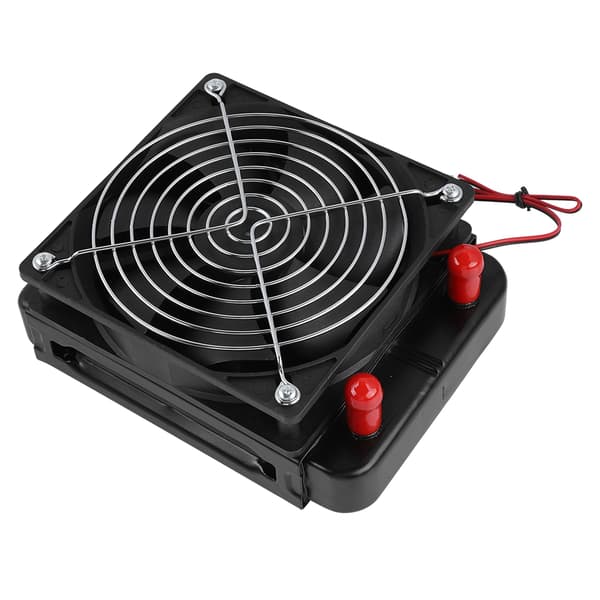 120MM Dator CPU Vattenkylning Kylare Värmeradiator med Fläkt 10 Rör