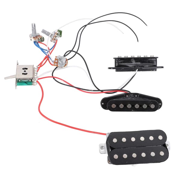 Elgitarrpickup med tonvolymkabel, dubbelspolig öppen stil Humbucker Pickup Set