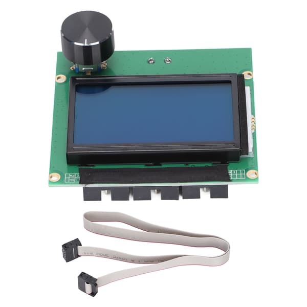 3D Printer Display 12864 LCD-skærm Intelligent kontrolkort Printertilbehør til CR 10S til Ender 3