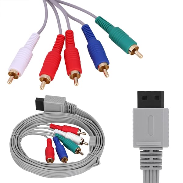 Högupplöst AV-ljudvideoadapter HDTV-komponentkabel för Wii U-spelsystem