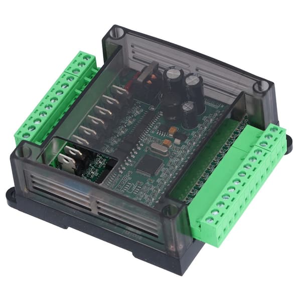 PLC-controller 2N20MT-modul med skal til industriel automatiseringskort
