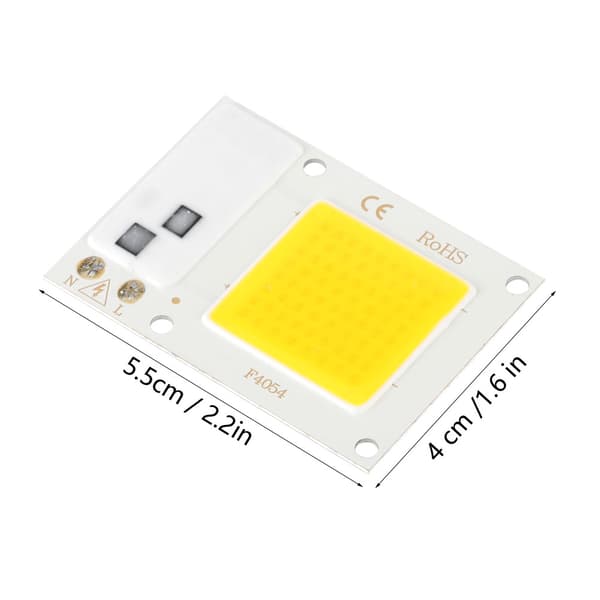20W 220V High Power COB LED Chip Lyskilde Varm Hvid Tilbehør