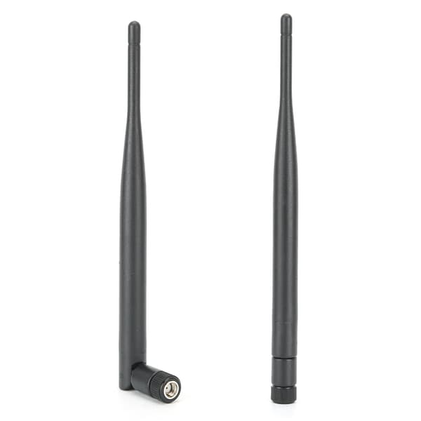 2 st routerantenn Hållbart WIFI-system 6DB Hög förstärkning 2.4/5.8G Dual-Band SMA Innerhål