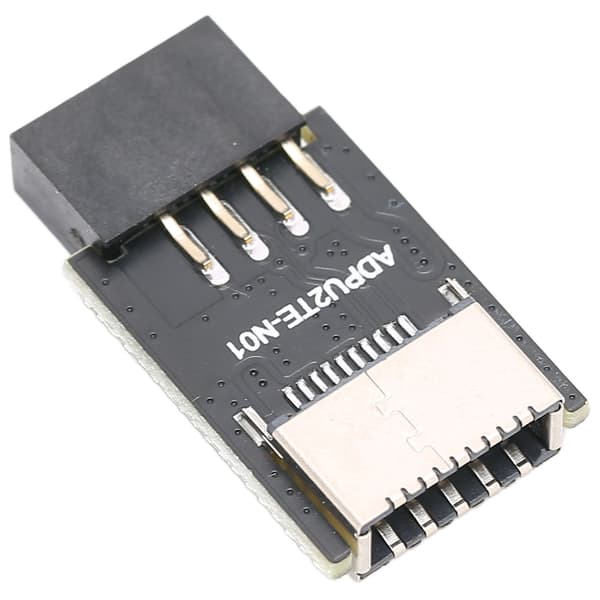 USB2.0 till Typ E USB2.0 9PIN till Typ C Front Typ E 20 Pin Hållbar Metall Plast USB2.0 Hona till Typ E