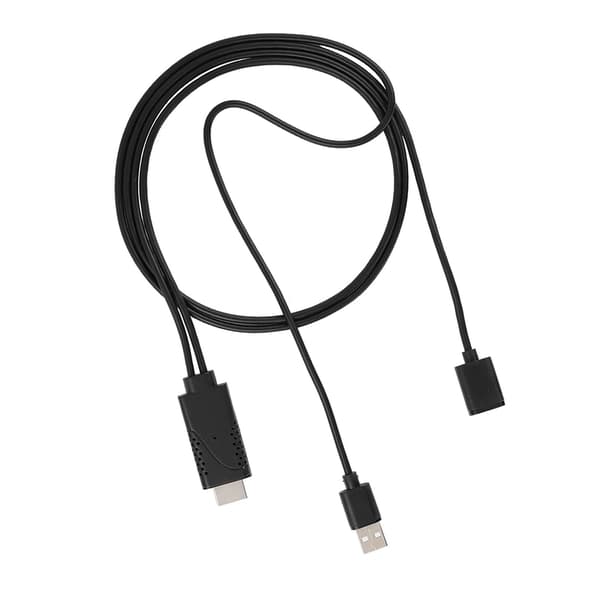 2 i 1 1080P USB hun til HDMI han HDTV adapterkabel til iPhone Android