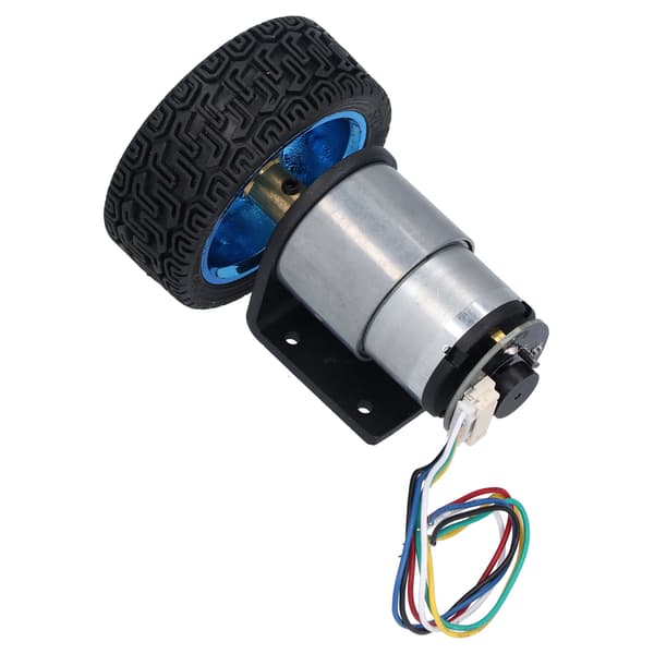 Encoder Motorsats Kit 6mm Axel med Monteringsfäste för Smart Bil Robot DIY DC6V JGB37‑52012RPM