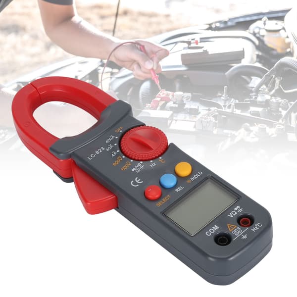 Tangamperemeter Digital 3999 Tællinger True RMS Multimeter AC/DC Spændingsfrekvens Modstandstesterværktøj
