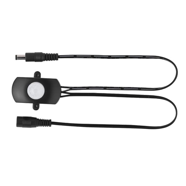 5A DC 6‑24V Mini PIR Infrarød Bevægelsessensor Detektor Switch LED Strip Automatisk Switch Sort