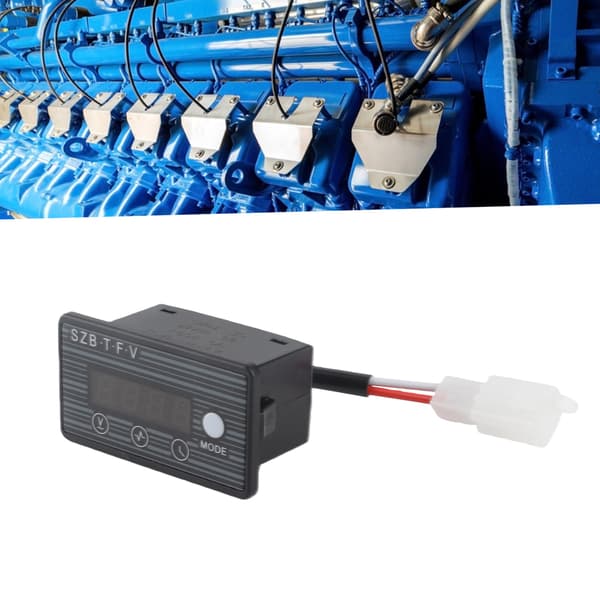 Generator Digital Display Mätare Noggrann Snabb Respons Motor Voltmeter 90‑250V