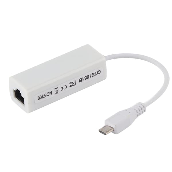 Netværkskortadapter Micro USB til RJ45 Ethernet-port til Raspberry Pi Zero 1.3/W bundkort
