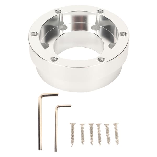 70 mm ratadapterplade legeringsnavadapterplade til Logitech til Momo til Sparco 13 14 tommer PCD rat sølv