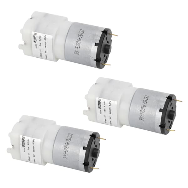 3 stk. mikrovandpumpe mini dykmotor akvarielufttilbehør DC6V VN3202PM