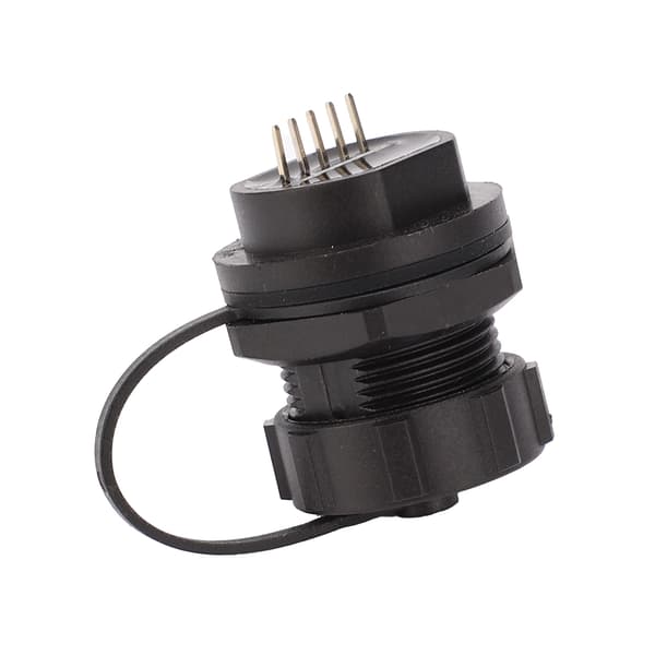 Vedenpitävä Micro USB Naarasliitin IP67 Piirilevymount takaliitin E10MCTF1F