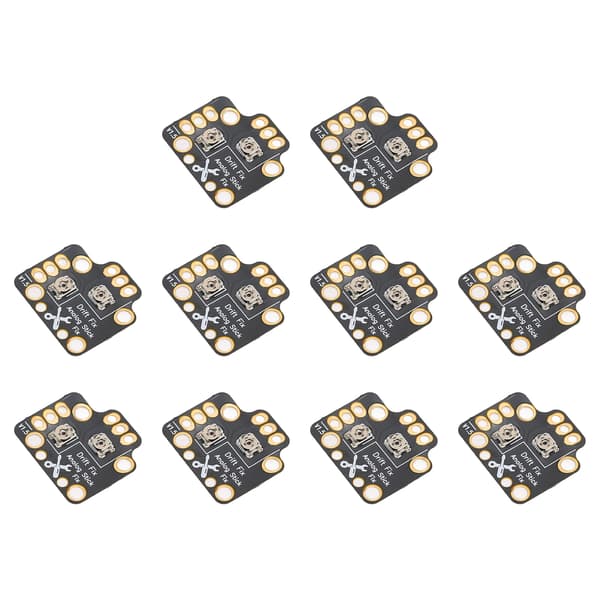 10 stk. Gamepad Joystick Drift Reparationskort Universal 3D Analog Joystick Drift Fix Mod til Game Controllere Sort