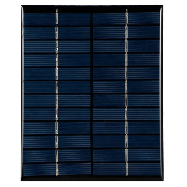 2W 12V DIY Polykristallin Kisel Solpanel Modul för Solljus Vetenskapsprojekt Laddning