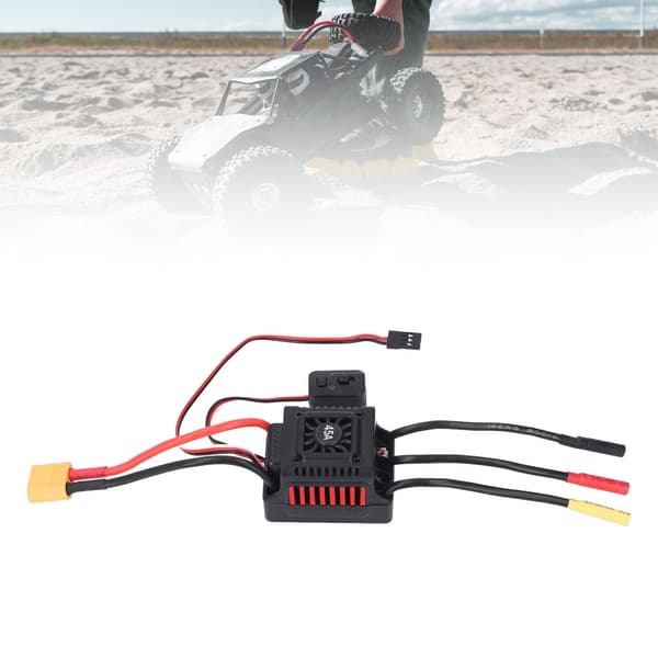 45A Børsteløs ESC Elektronisk Hastighedsregulator til 1/10 RC Bil, Universal Pasform