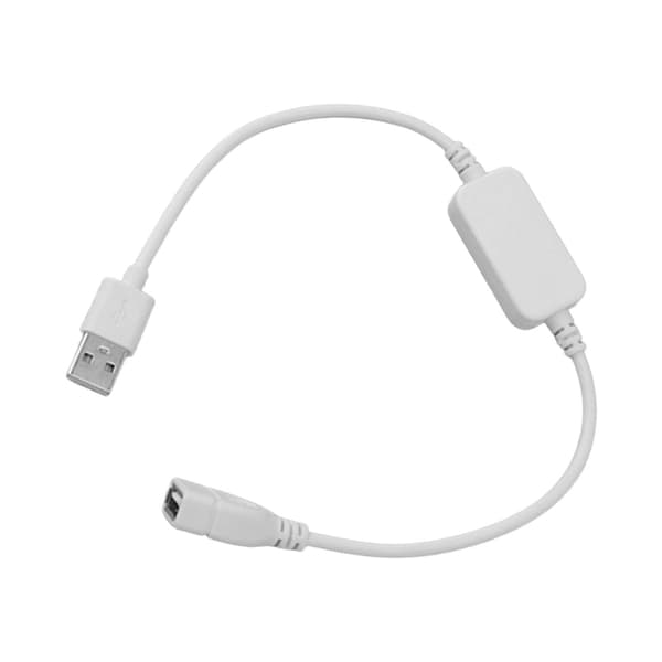 Bluetooth USB-lysdæmper IP44 Smart enkeltfarvet lysbåndscontroller-lysdæmper trådløs 433HZ-controller-lysdæmper hvid