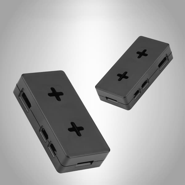 ABS Plastikkabinet Beskyttelsescover Skal til Raspberry Pi Zero W / 1.3 (Sort)