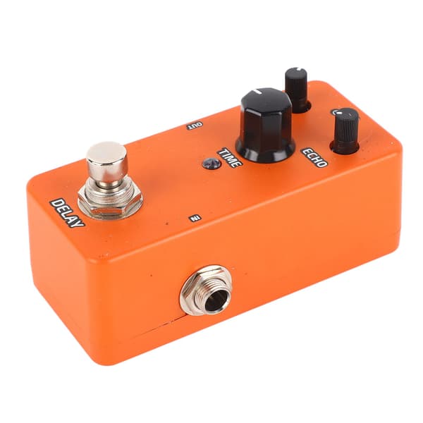 Elektrisk Guitar Effektpedal Enkelt Blok Mini Modulation Forstærker Simulation Pedal Orange Delay