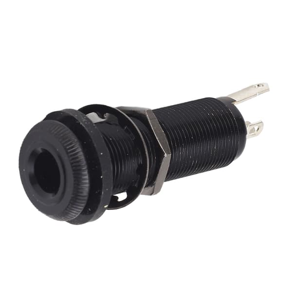 Cylinder Input Output Jack Högkänslig brusreducering Bas Barrel Jack för akustisk elgitarr