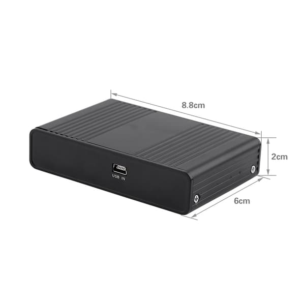 6-kanals lydkort USB ekstern digital optisk SPDIF lydudgangsadapter til pc