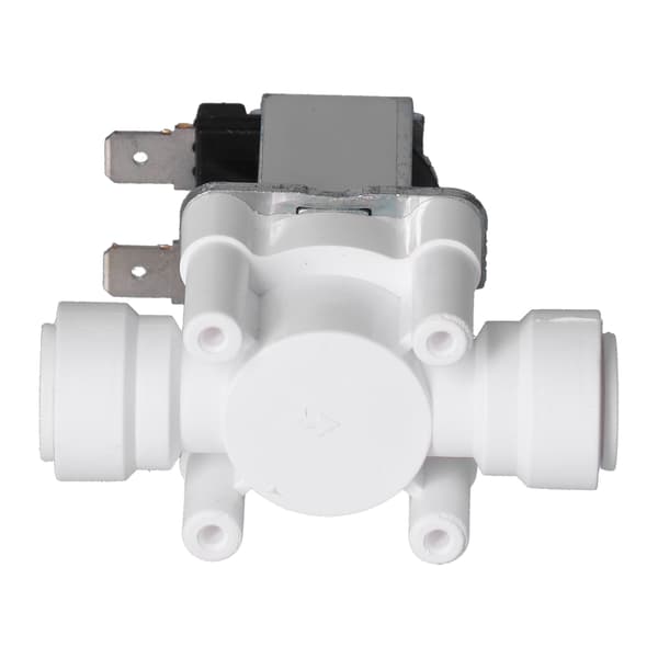 12V DC 3/8 tum snabbkoppling plastmagnetventil, normalt stängd elektrisk ventil