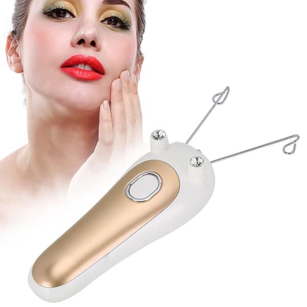 Elektrisk tråd-epilator Fysisk trådfjerner til ansigt, arm, ben, guld