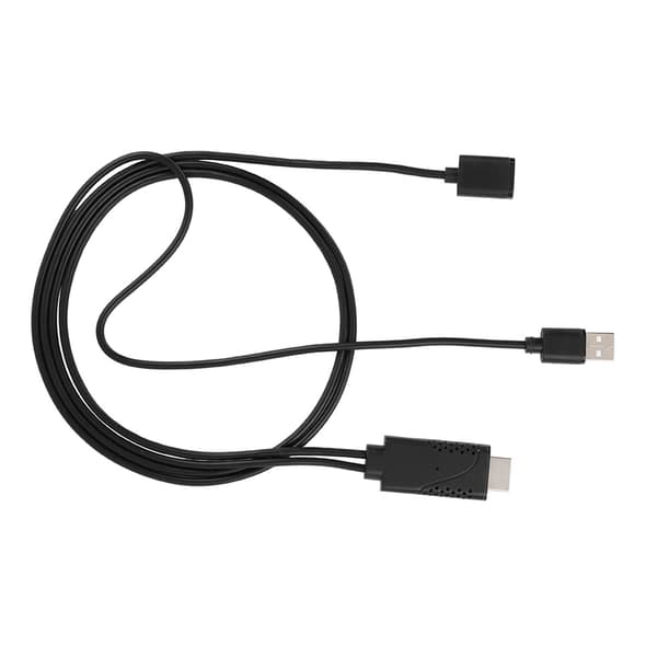 2 i 1 1080P USB hona till HDMI hane HDTV-adapterkabel för iPhone Android