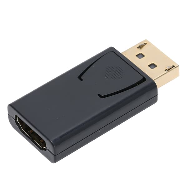 4K DP han til HD Multimedia Interface hun adapter 1.4V forgyldt konverter sort