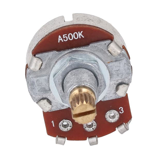 Mini Guitar Potentiometer 500K Lydstyrke Taper Pot Metal Bas Reservedele