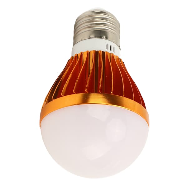 E27 LED Pære DC12V 5W Varm Hvid med 3M Ledning til Indendørs Rumbelysning