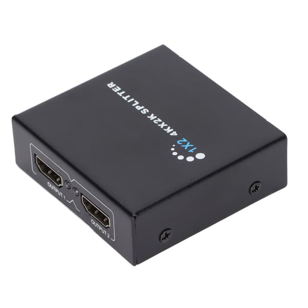 HD Multimedia Interface Splitter 1 ind 2 ud HD Multimedia Interface Extender til skærme LCD-tv-computere 100-240VEU-stik