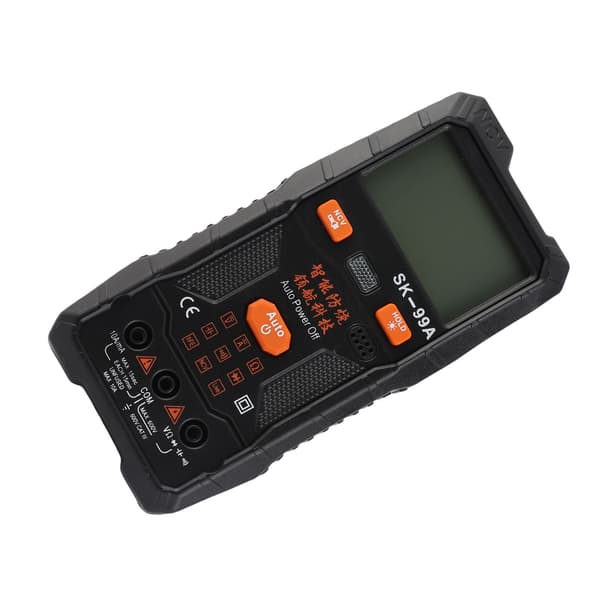 Nøjagtigt digitalt multimeter med stemmeudsendelse, auto-range tester til spænding, strøm, kapacitans, modstand
