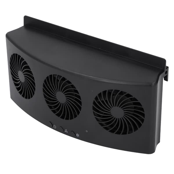 Biludstødningsventilator Luftcirkulation USB-drevet Bilrudeventilator til lugtfjernelse Varmedissipation