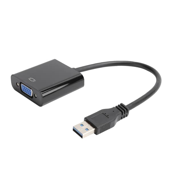 USB 3.0 til VGA-adapterkabel 1920x1080 Audio Video Converter 5.0Gbps til Windows 7/8/10
