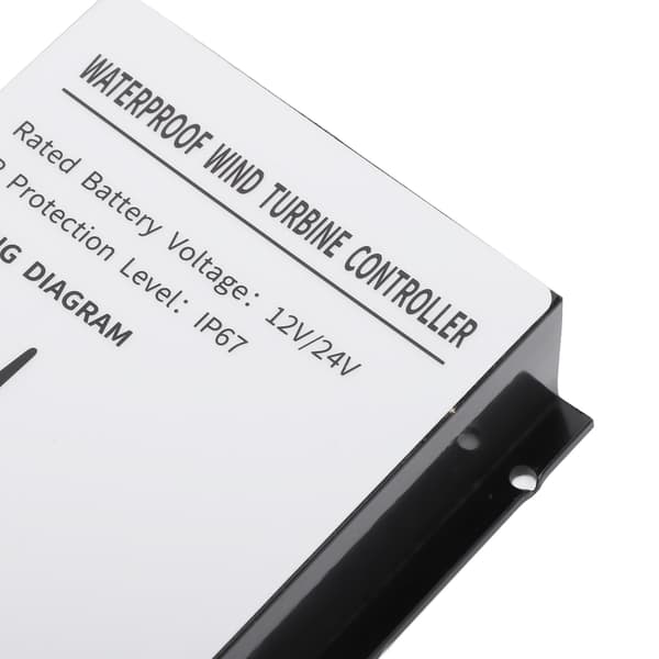 400W Vindmøllecontroller IP67 Vandafvisende Vindmøllegenerator Controller Regulator 12V 24V