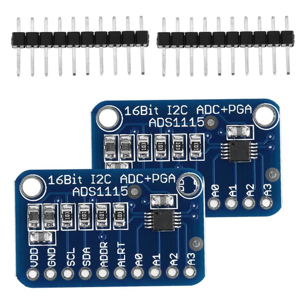 2-pack ADC 16-bit I2C ADC Dev Board Analog-Digital Converter Module för Arduino